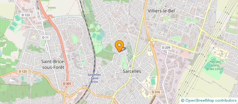 localisation de l'entreprise MONSIEUR ROGER CANARD à SARCELLES