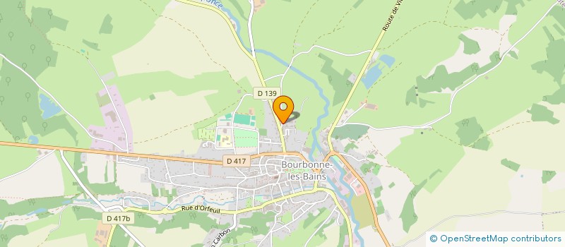 localisation de l'entreprise MONSIEUR ROGER CANEY à BOURBONNE-LES-BAINS