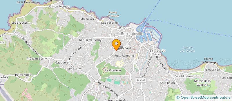 localisation de l'entreprise MONSIEUR ROGER CANTIN  L'ILE-D'YEU