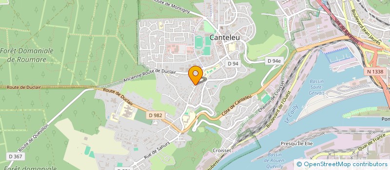 localisation de l'entreprise MONSIEUR ROGER CARON  CANTELEU