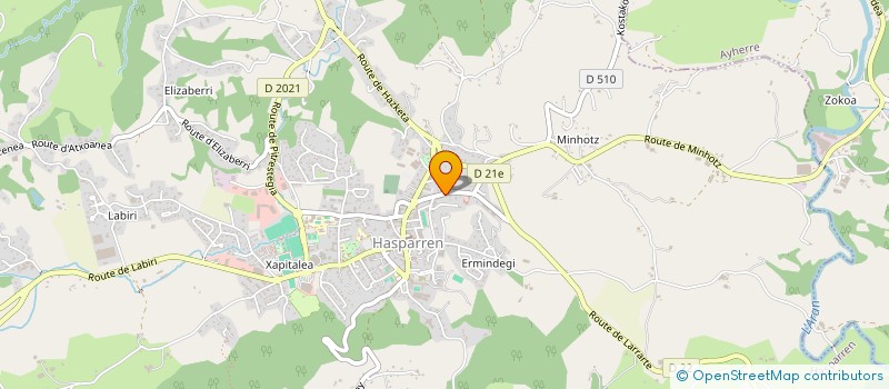 localisation de l'entreprise MONSIEUR ROGER CARRAU  HASPARREN