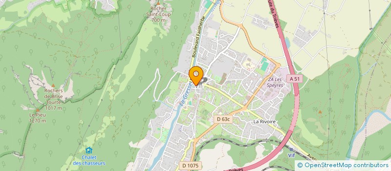 localisation de l'entreprise MONSIEUR ROGER CARRENO  VIF