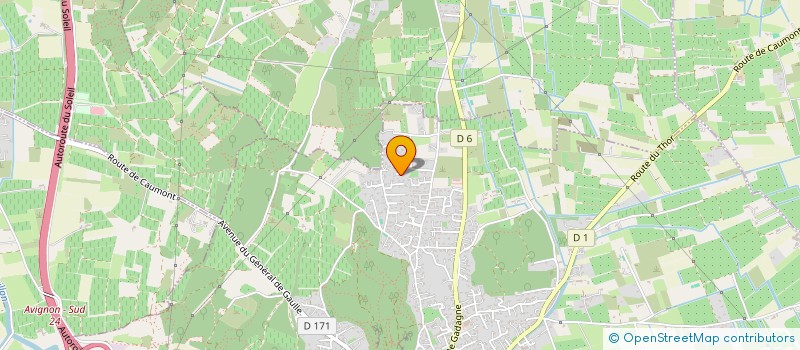 localisation de l'entreprise MONSIEUR ROGER CECCHI  CAUMONT-SUR-DURANCE