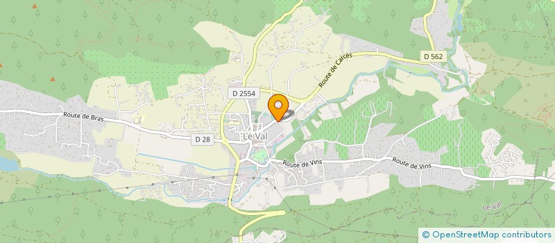 localisation de l'entreprise MONSIEUR ROGER CEMBRANI  LE VAL