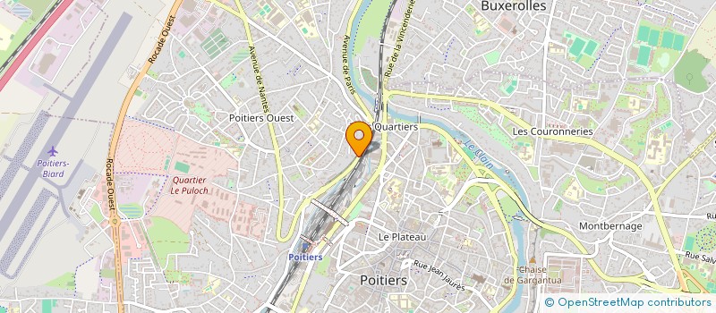 localisation de l'entreprise MONSIEUR ROGER CHABERNAUD  POITIERS