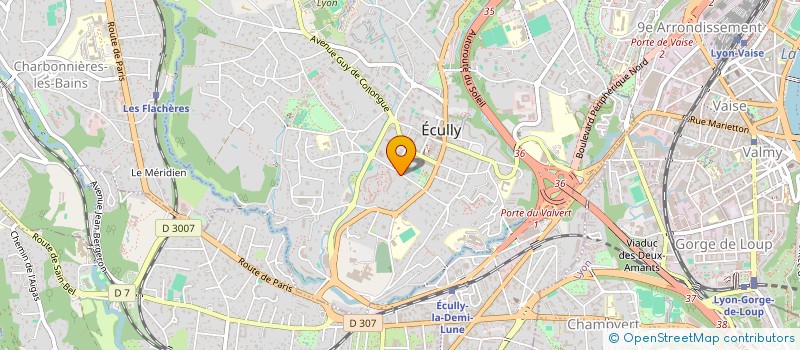 localisation de l'entreprise MONSIEUR ROGER CHAGNY  ECULLY