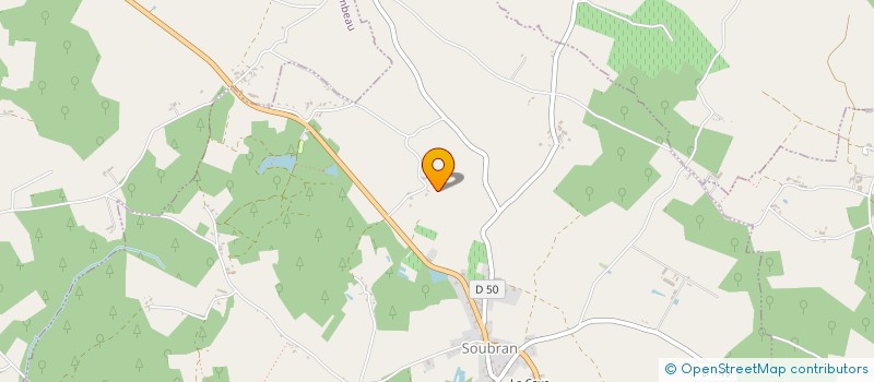 localisation de l'entreprise MONSIEUR ROGER CHAILLAUD  SOUBRAN