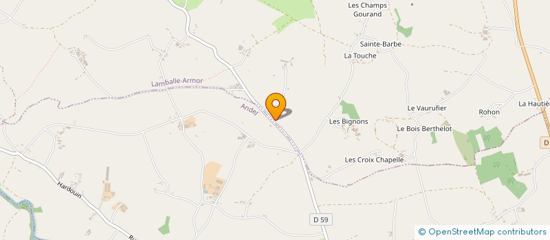 localisation de l'entreprise MONSIEUR ROGER CHANTOISEL  HENANSAL