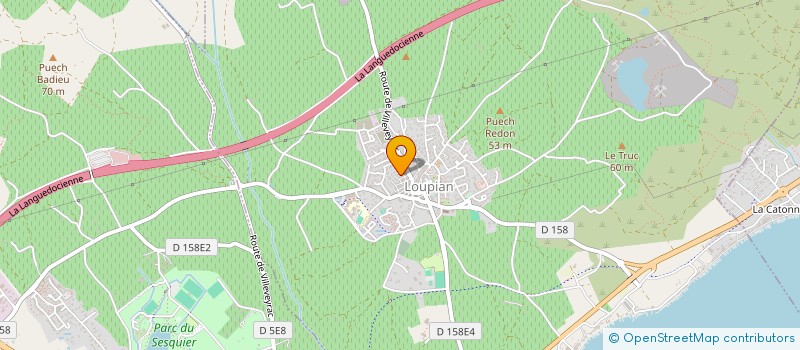 localisation de l'entreprise MONSIEUR ROGER CHANUC à LOUPIAN