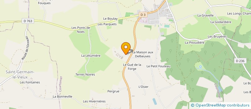localisation de l'entreprise MONSIEUR ROGER CHARDON à COURTOMER