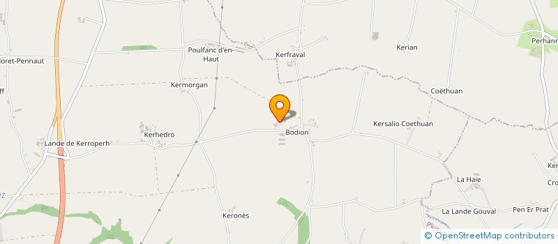 localisation de l'entreprise MONSIEUR ROGER CHARLES  PLUMELIAU-BIEUZY