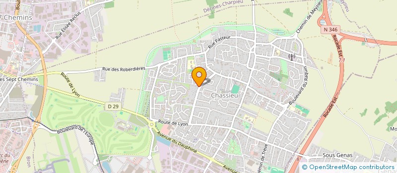 localisation de l'entreprise MONSIEUR ROGER CHARNOUD  CHASSIEU