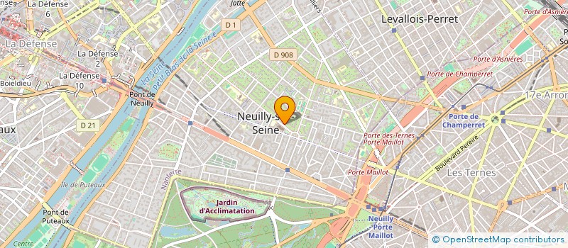 localisation de l'entreprise MONSIEUR ROGER CHARNY à NEUILLY-SUR-SEINE