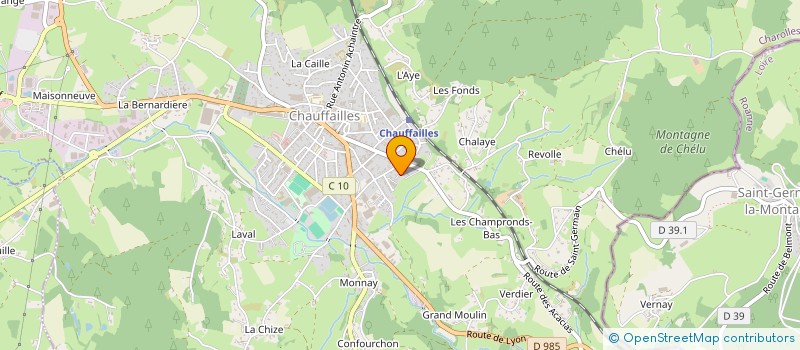 localisation de l'entreprise MONSIEUR ROGER CHARRIER à CHAUFFAILLES