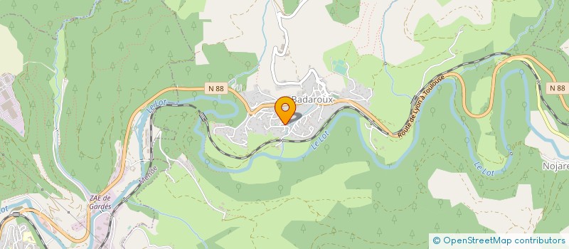 localisation de l'entreprise MONSIEUR ROGER CHARRONDIERE  BADAROUX