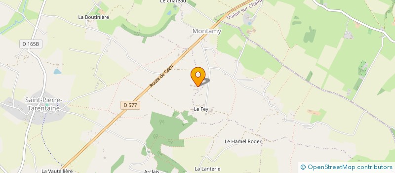 localisation de l'entreprise MONSIEUR ROGER CHAUMONT à SOULEUVRE EN BOCAGE