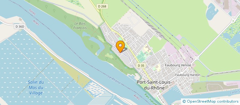 localisation de l'entreprise MONSIEUR ROGER CHAUVET à PORT-SAINT-LOUIS-DU-RHONE