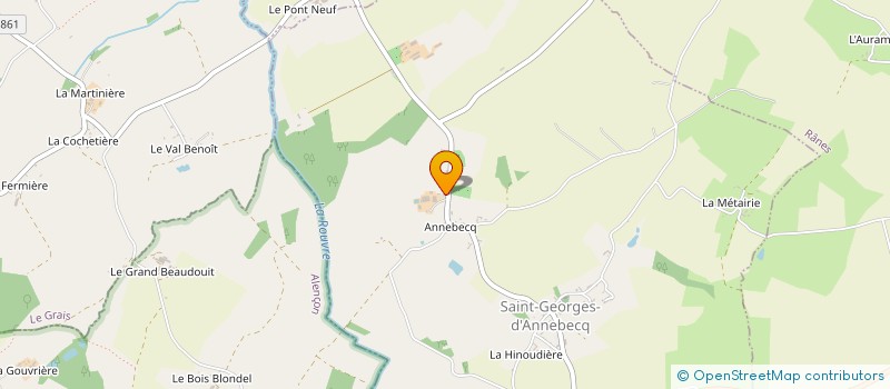 localisation de l'entreprise MONSIEUR ROGER CHEVALIER à SAINT-GEORGES-D'ANNEBECQ