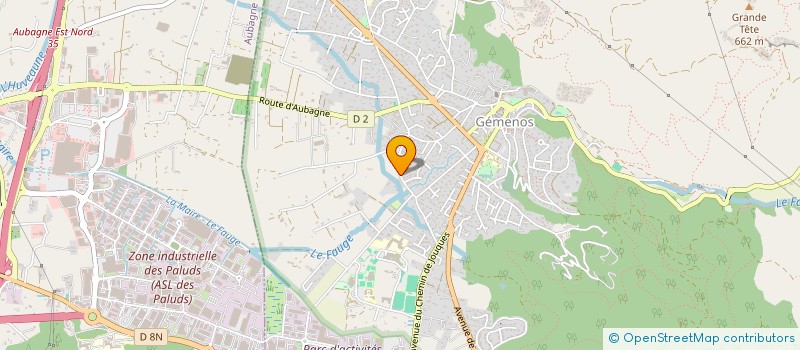 localisation de l'entreprise MONSIEUR ROGER CHEYNET  GEMENOS