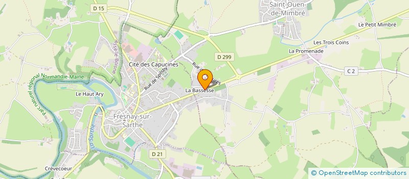 localisation de l'entreprise MONSIEUR ROGER CHOISNET à SAINT OUEN DE MIMBRE