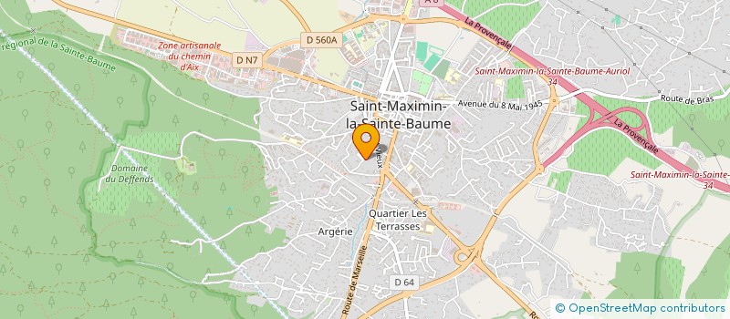 localisation de l'entreprise MONSIEUR ROGER CIANPINI à SAINT-MAXIMIN-LA-SAINTE-BAUME