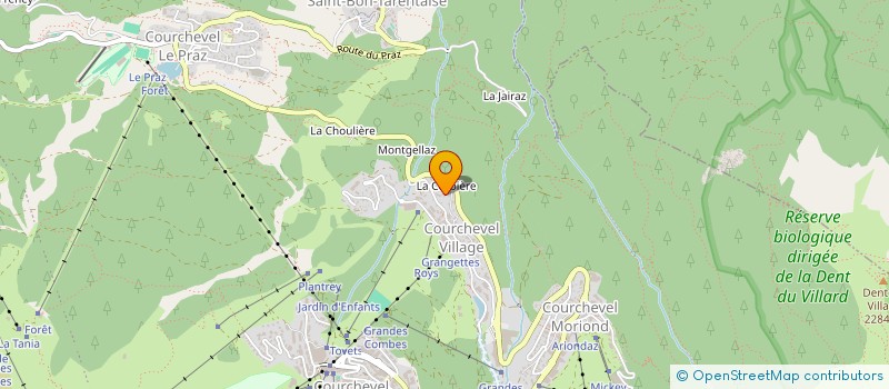 localisation de l'entreprise MONSIEUR ROGER CLARAZ à COURCHEVEL