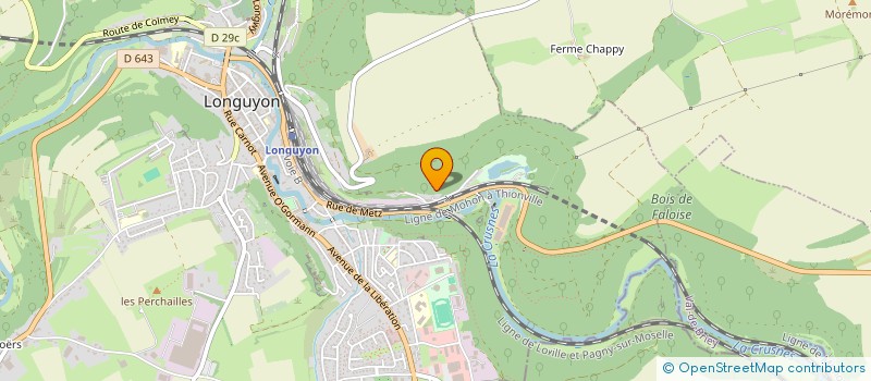 localisation de l'entreprise MONSIEUR ROGER CLARENN  LONGUYON