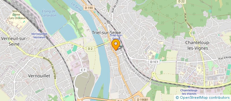 localisation de l'entreprise MONSIEUR ROGER CLAUDE à TRIEL-SUR-SEINE