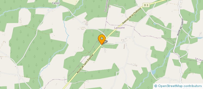 localisation de l'entreprise MONSIEUR ROGER CLAVE  LAMOTHE