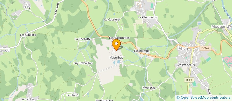localisation de l'entreprise MONSIEUR ROGER CLEMENT à AHUN