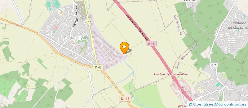 localisation de l'entreprise MONSIEUR ROGER CLEMENT  ECQUEVILLY