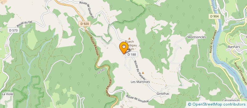 localisation de l'entreprise MONSIEUR ROGER CLERMONT  ENTRAYGUES-SUR-TRUYERE