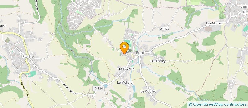 localisation de l'entreprise MONSIEUR ROGER COCHARD  FOUR