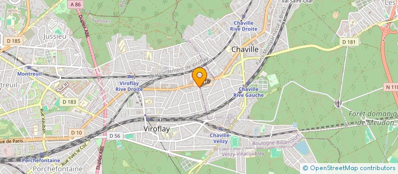 localisation de l'entreprise MONSIEUR ROGER COGNARD  VIROFLAY