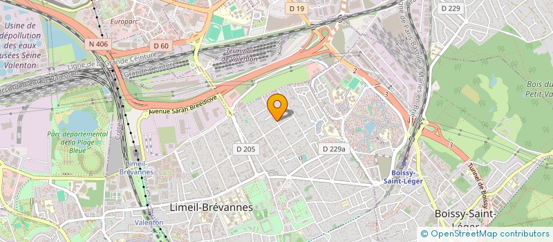 localisation de l'entreprise MONSIEUR ROGER COHEN ALLORO  LIMEIL-BREVANNES