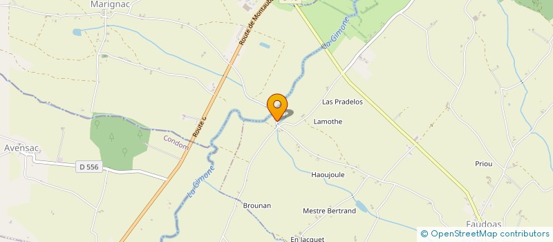 localisation de l'entreprise MONSIEUR ROGER COLIN  FAUDOAS