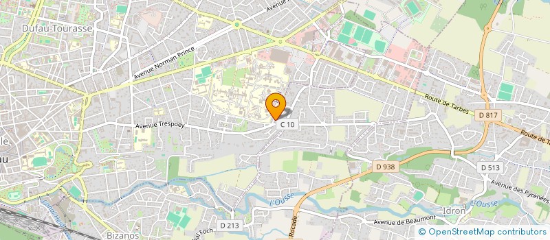 localisation de l'entreprise MONSIEUR ROGER COLLIN à PAU