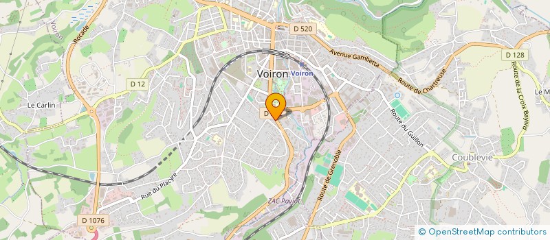 localisation de l'entreprise MONSIEUR ROGER COLUSSI à VOIRON