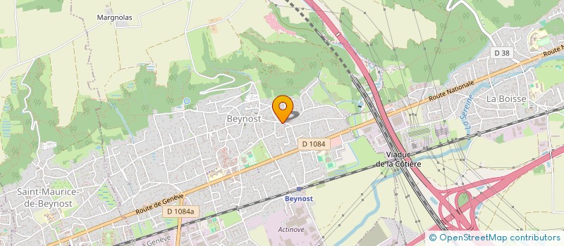 localisation de l'entreprise MONSIEUR ROGER CORSIN  SAINT-MAURICE-DE-BEYNOST