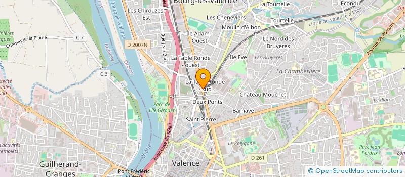 localisation de l'entreprise MONSIEUR ROGER COULET  BOURG-LES-VALENCE