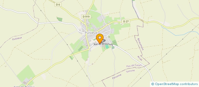 localisation de l'entreprise MONSIEUR ROGER COUPE à PUISIEUX