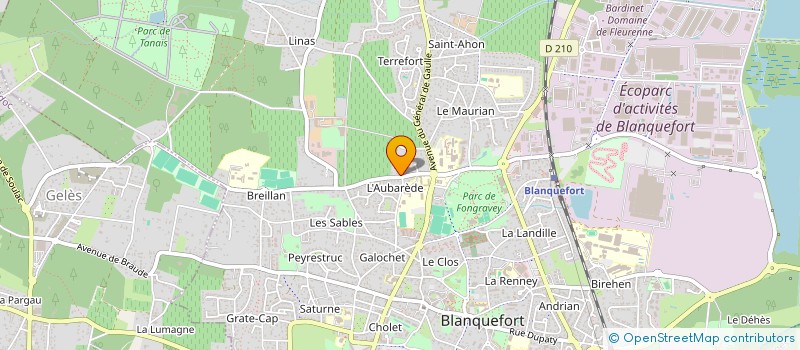 localisation de l'entreprise MONSIEUR ROGER COURTOUX à BLANQUEFORT