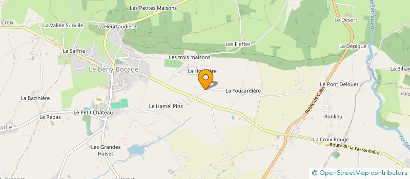 localisation de l'entreprise MONSIEUR ROGER COUSIN  SOULEUVRE EN BOCAGE