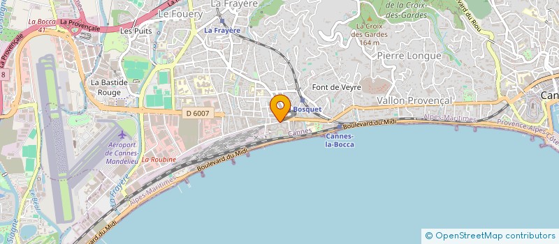 localisation de l'entreprise MONSIEUR ROGER CREPET à CANNES