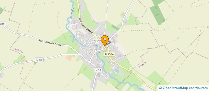 localisation de l'entreprise MONSIEUR ROGER CREPIN  HASPRES