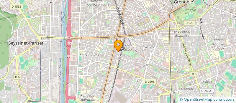 localisation de l'entreprise MONSIEUR ROGER CRIMINESI  GRENOBLE