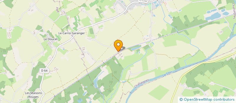 localisation de l'entreprise MONSIEUR ROGER CRONIER  CHAHAIGNES