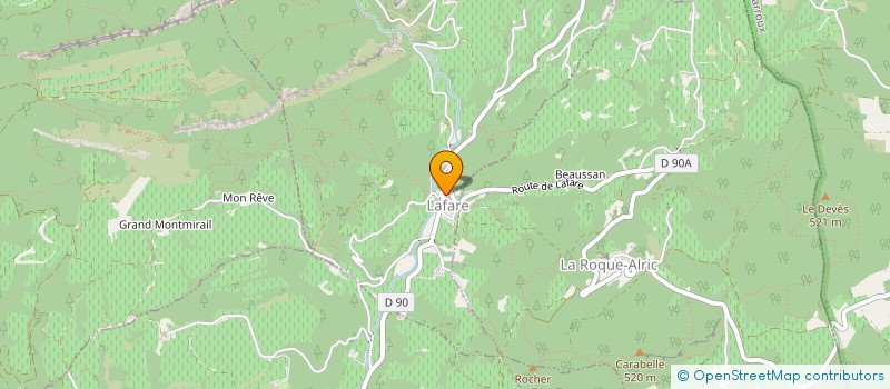 localisation de l'entreprise MONSIEUR ROGER CUILLERAT  GIGONDAS