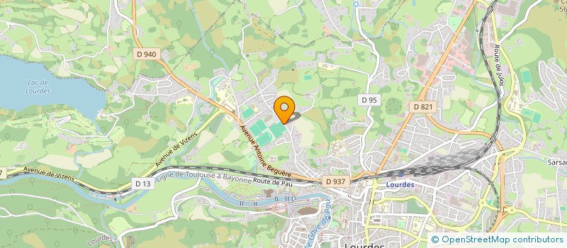 localisation de l'entreprise MONSIEUR ROGER CYPRES  LOURDES