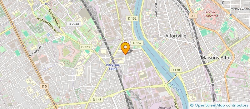 localisation de l'entreprise MONSIEUR ROGER DA SILVA QUEIROZ à VITRY-SUR-SEINE